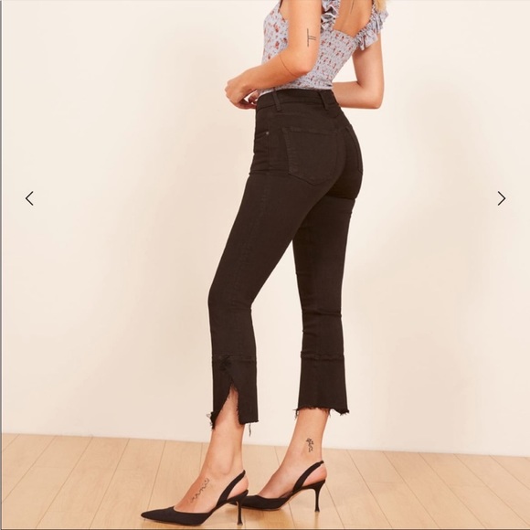 REFORMATION Ankle Fringe Jeans - Picture 3 of 9